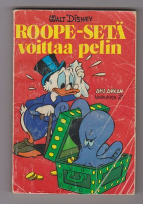 Aku Ankan Taskukirja 21 - Roope-setä Voittaa Pelin 1.p 1974