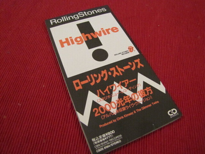 Rolling Stones Highwire cd 3” minisingle  japani 1991