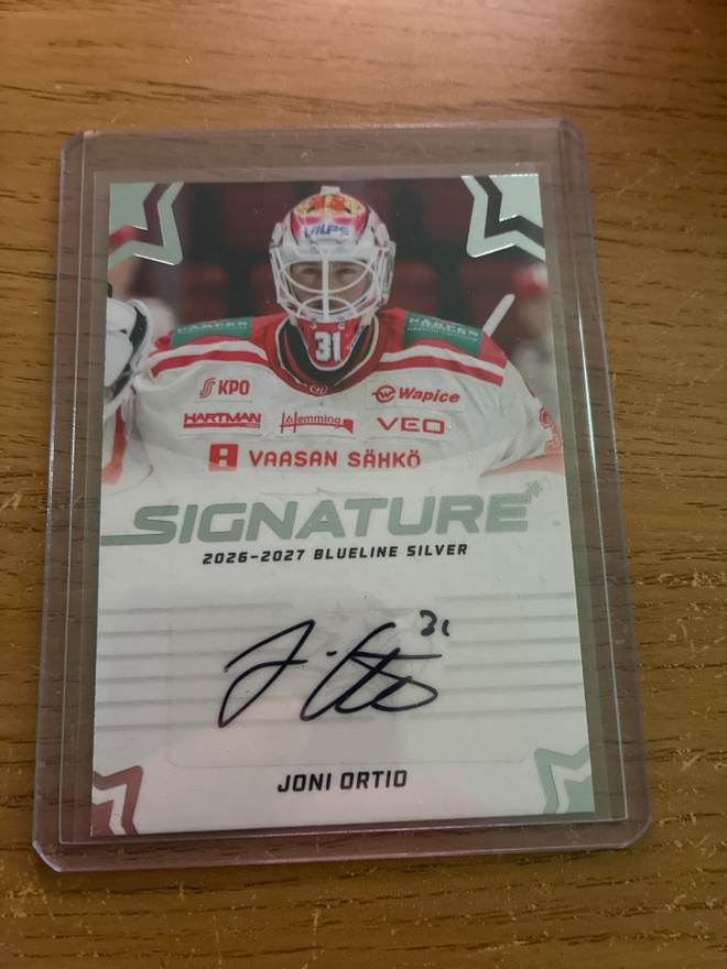 Joni Ortio Sport Silver signatuner blueline 26-27