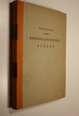 G. Westin Silverstolpe : Kansantaloustieteen alkeet