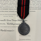 Talvisodan muistomitalli MANTSINSAARI myöntökirjalla - pikkukuva 3