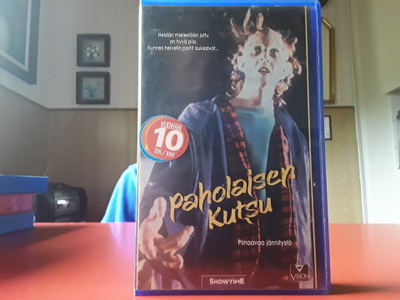 Paholaisen kutsu 1989 VHS. Vanha vuokraleffa