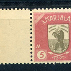 1922 Karjala 5 mk reunalla ** - pikkukuva 1