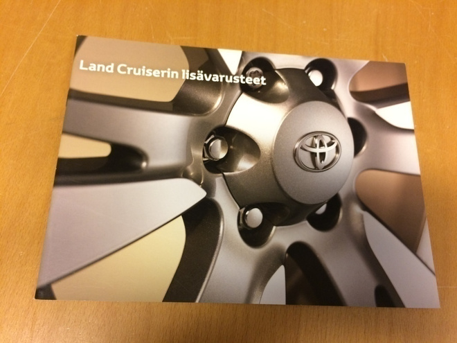 Myyntiesite - Toyota Land Cruiser - 3/2010