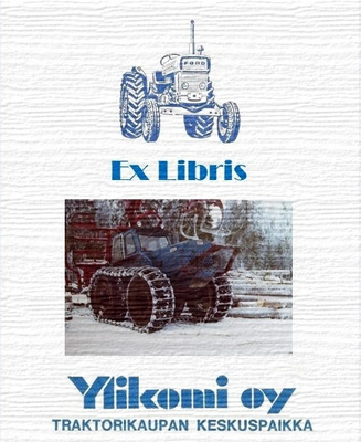 Ylikomi Ford traktori Ex Libris