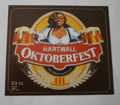 Hartwall, Oktoberfest. olutetiketti III, 33 cl