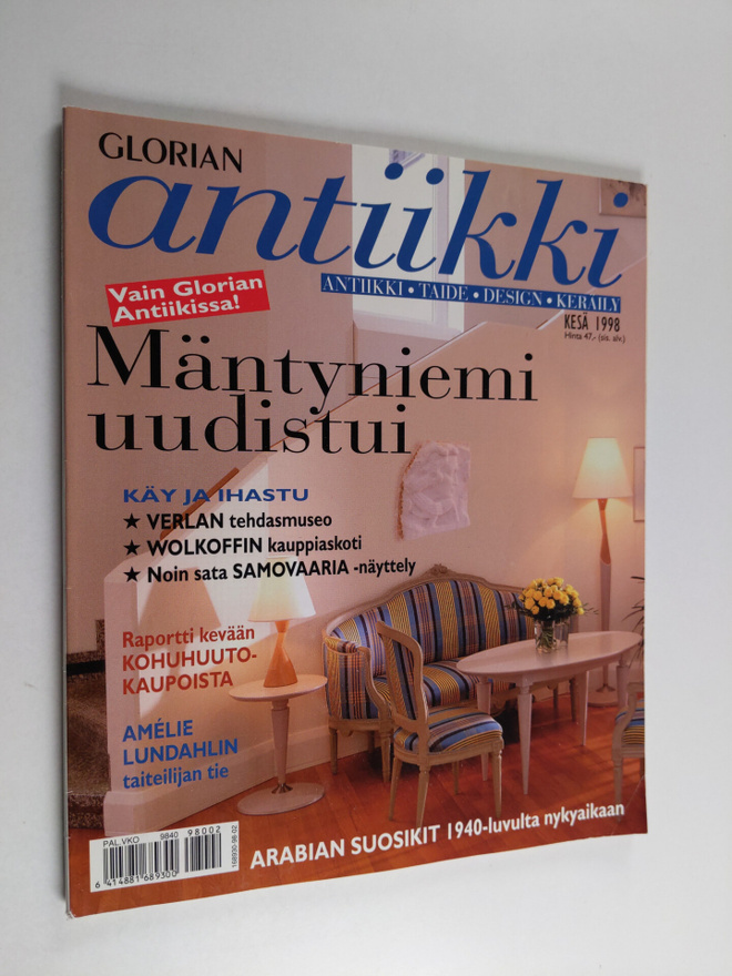 Glorian antiikki kesä 1998