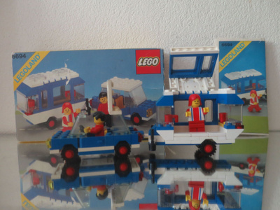 LEGO: 6694 80-luku alkuperäinen: kaikki osat,paketti,ohjeet