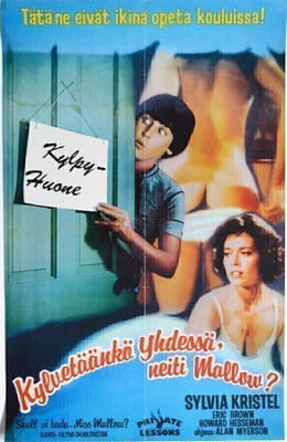 Elokuvajuliste: Kylvetäänkö yhdessä, neiti Mallow? (K-18)