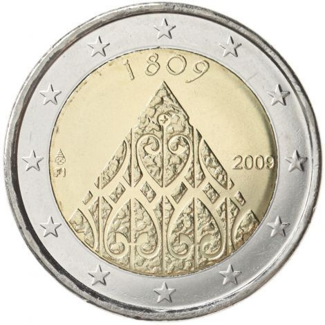 Suomi 2009 2 € Suomen autonomia 200v UNC