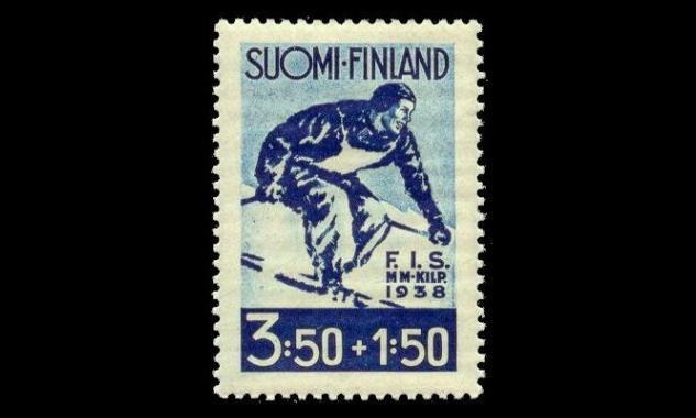 210 ** F.I.S. hiihtokisat 3 1/2mk+1 1/2mk (1938)
