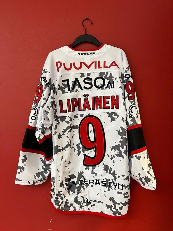 Lipiäinen Maastokuvioinen pelipaita Porin Ässät pelaamaton