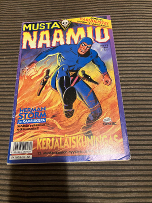 Mustanaamio 12/1992 juliste-liite mukana