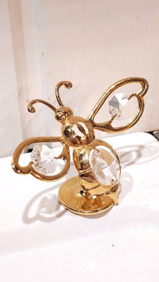 KAUNIS AUSTRIAN CRYSTAL MASCOT USA 24 karaattia