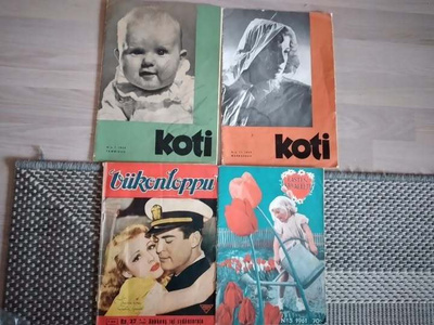 Vanhoja aikakausilehtiä Keräilyharvinaisuus
