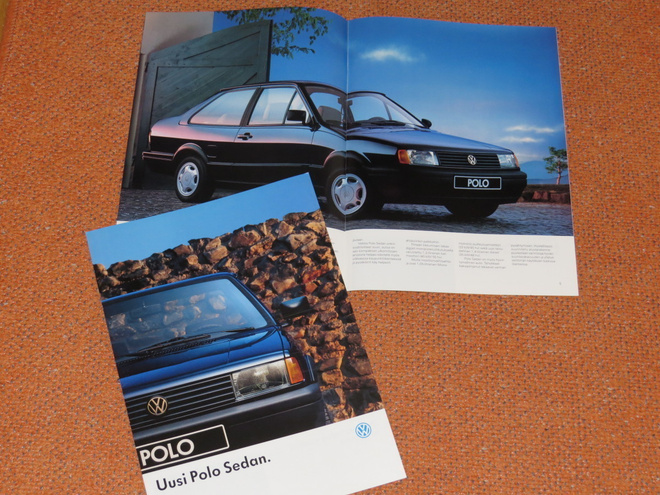 1991 VW Polo Sedan esite - suom - KUIN UUSI