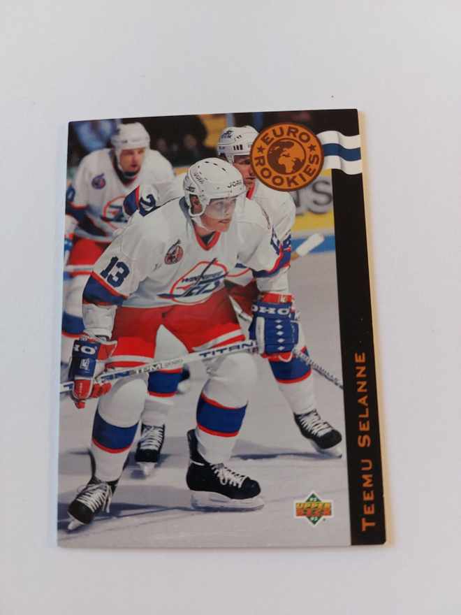 1992-93 Upper Deck Euro-Rookies #ER6 Teemu Selänne