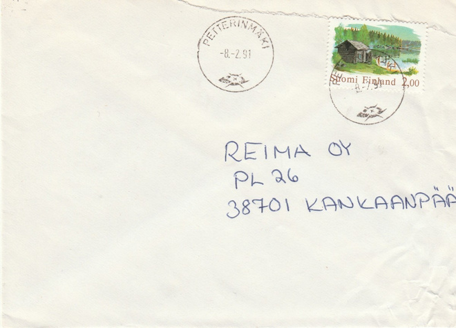 Postileima,  PETTERINMÄKI, Satelliittileima