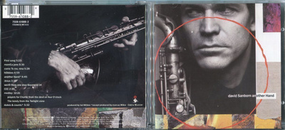 DAVID SANBORN . CD-LEVY . ANOTHER HAND