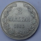 1906 2 markkaa tyyppi 2 kl5 - pikkukuva 1