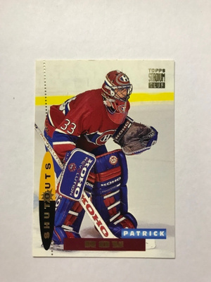 1994-95 Stadium Club Shutouts Patrick Roy #178