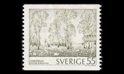 Ruotsi 803 ** Kesäkoivut maalaus (1973)