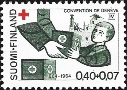 1964 Punainen Risti 0,40 + 0,07 mk **  LaPe 591