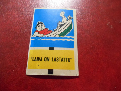 K1. Purkkatarra Jenkki Kuvahuuli "Laiva on lastattu"