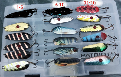 Kuusamo Finland P.Räsänen 7cm valitse yksi uistin kuvista