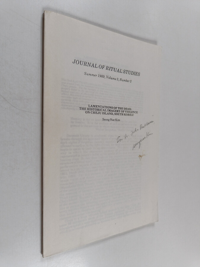 Seong Nae Kim : Journal of ritual studies : Summer 1989, ...