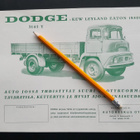 Dodge 3145 Y kuorma-auton esite 50-60-luku - pikkukuva 1