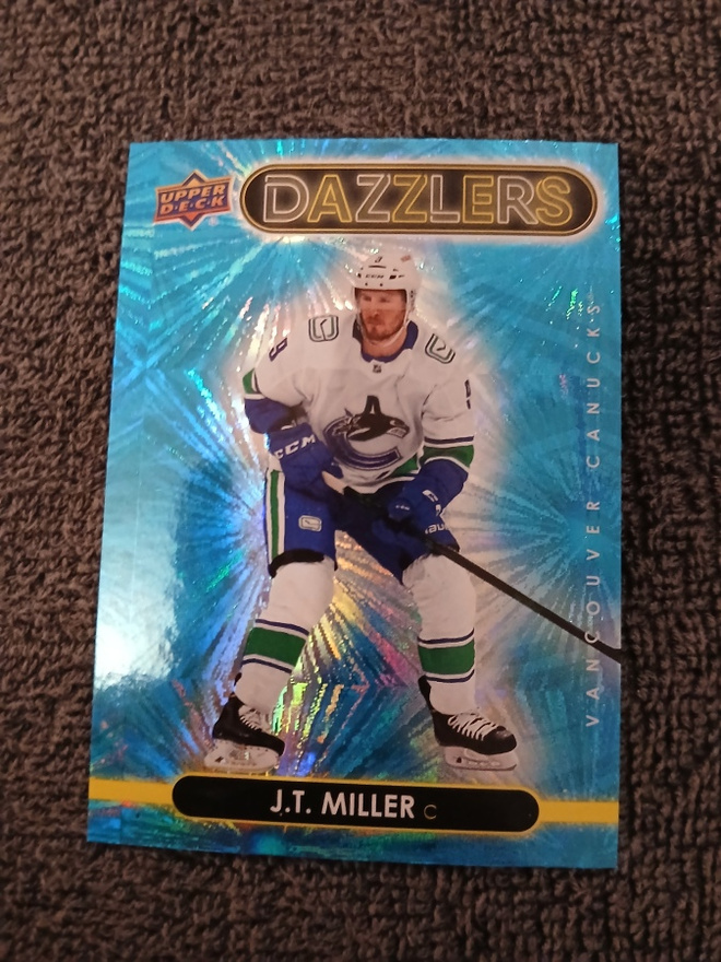 J. T. Miller - UD Dazzlers blue / Vancouver Canucks