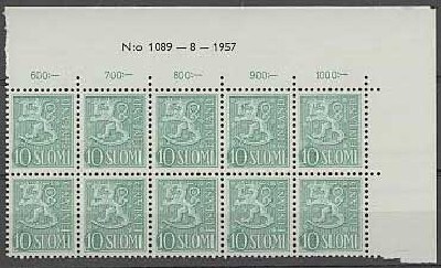 1954 10 (mk) nro-10lö 1089 ++