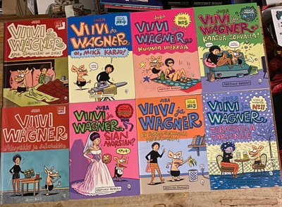 8 x VIIVI & WAGNER SARJAKUVAKIRJA