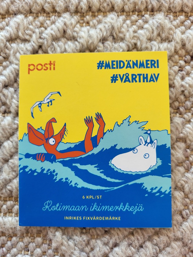 Postimerkki Muumi 6 kpl - Meidänmeri
