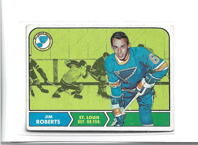 JIM ROBERTS - BLUES - 1968-69 O-PEE-CHEE # 113