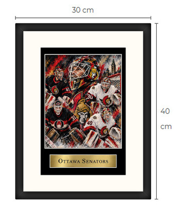 Uusi Ottawa Senators NHL art print Limited Edition