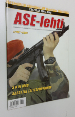 Ase-lehti n:o 4/2007 : Suomen asehistoriallinen seura ry:...