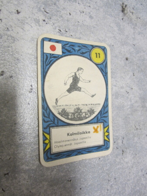 KERÄILYKORTTI BERLIININ OLYMPIALAISTA 1936