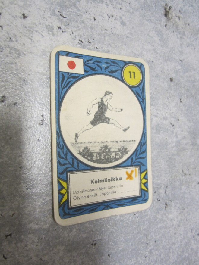 KERÄILYKORTTI BERLIININ OLYMPIALAISTA 1936