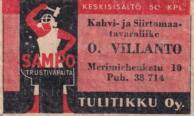 O. Villanto, Merimiehenkatu 10   s1