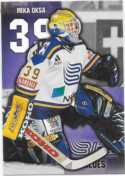 1999-00 CardSet #205 Mika Oksa Espoo Blues MV