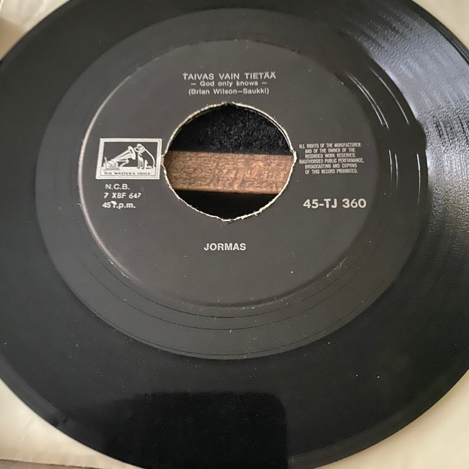 JORMAS: Taivas vain tietää * Mennä voit *FIN 1967