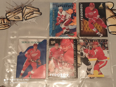 Sergei Fedorov NHL kortteja 5kpl