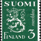 1948 M-30 L 3 mk vihreä ** LaPe 343 a SP Lm6 KUVAKEVIRHE 203 - pikkukuva 2