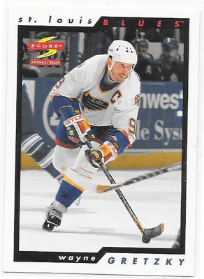 1996-97 Score #41 Wayne Gretzky St Louis Blues