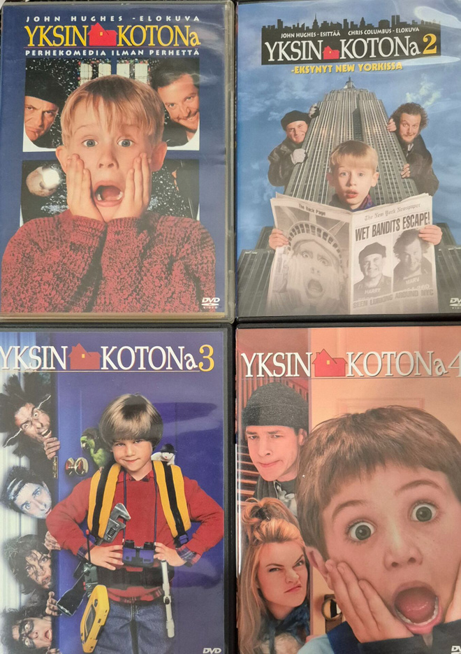 Yksin kotona1-4 -DVD