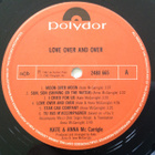 KATE & ANNA McGARRIGLE Love Over And Over ~ LP - pikkukuva 4