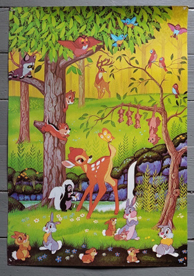 Walt Disney : Upea 80 -luvun Bambi -juliste