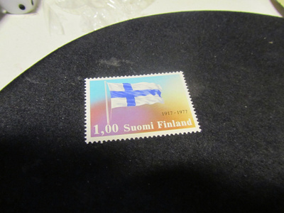 1977 itsenäisyyden 60 vuotisjuhla 1,00 mk, postituore